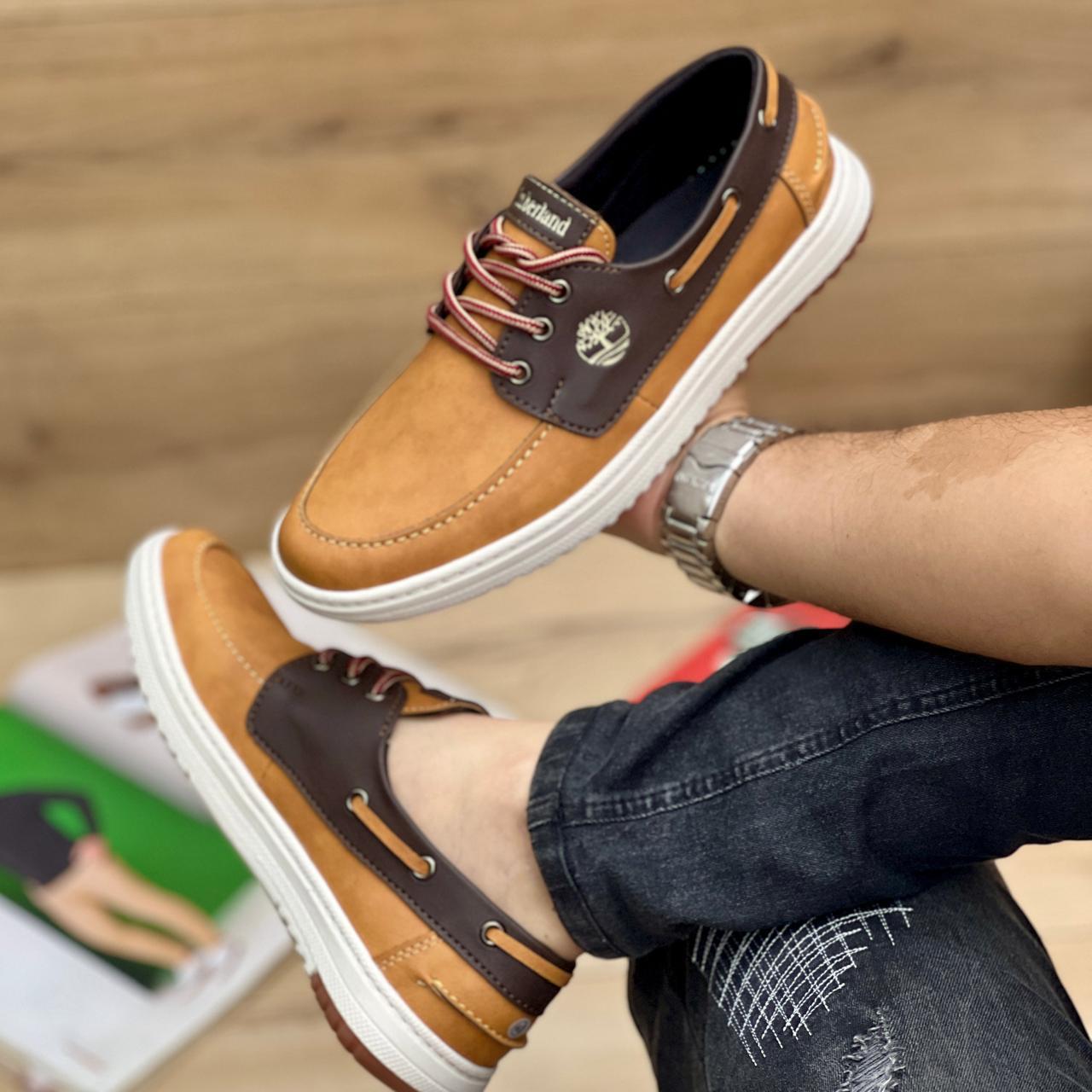 Mocasin Timberland tipo Apache CAFE